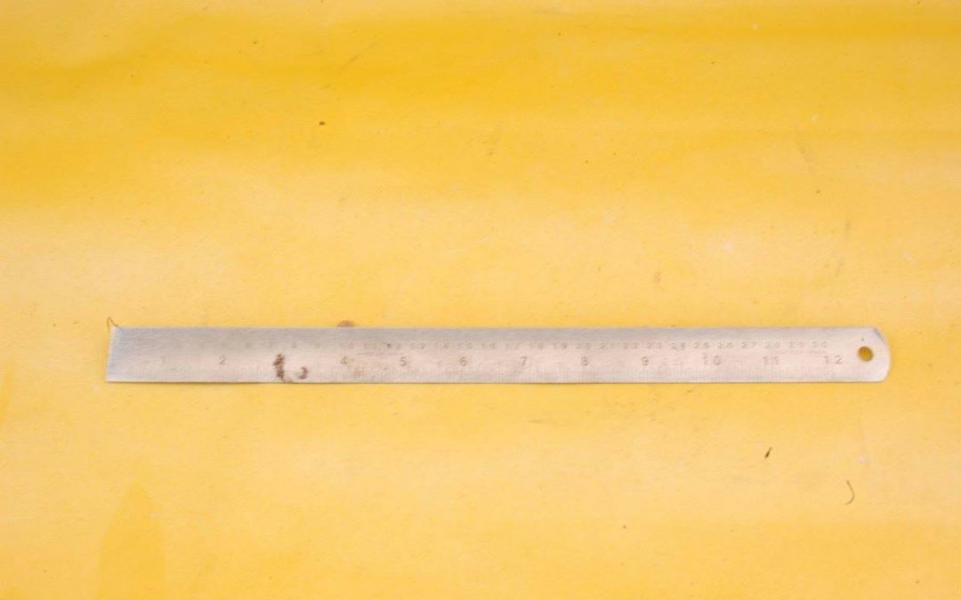 1992 | A Steel Ruler Used by The Avatar During His Polytechnic Studies