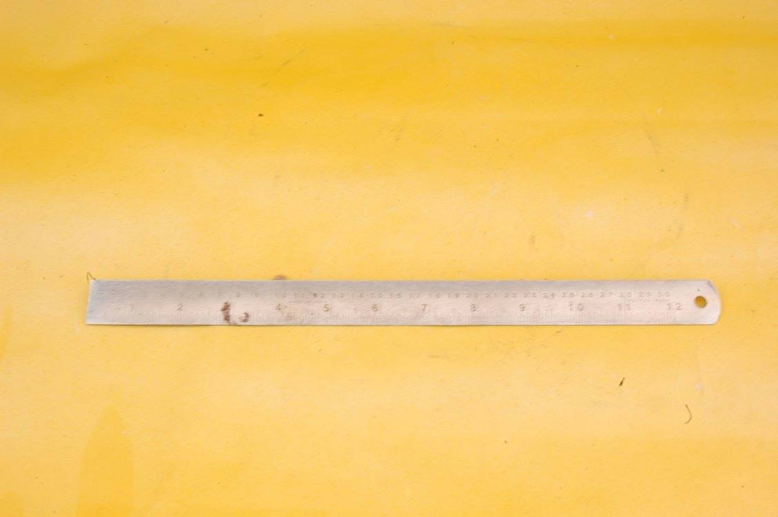 1992 | A steel ruler used by The Avatar during His polytechnic studies