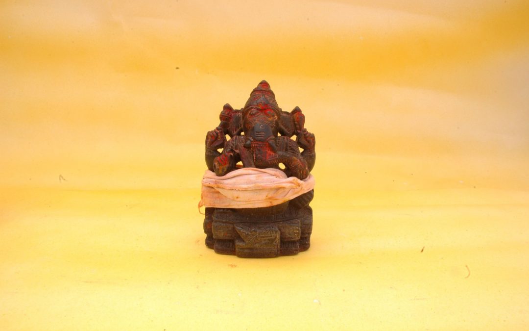 1982 | Ganesha Deity made of Stone Worshiped by The Avatār since age 4
