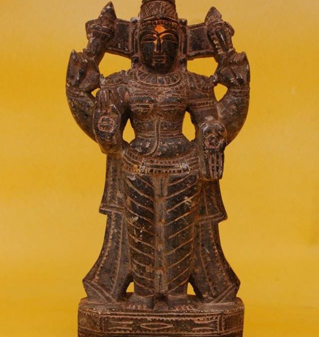 1987 | Standing Parashakti Deity Hand-Carved by The Avatar After Her Divine Darshan